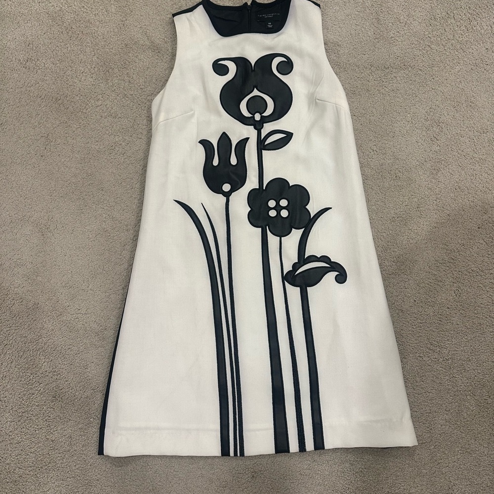 Victoria Beckham Black and White Dress